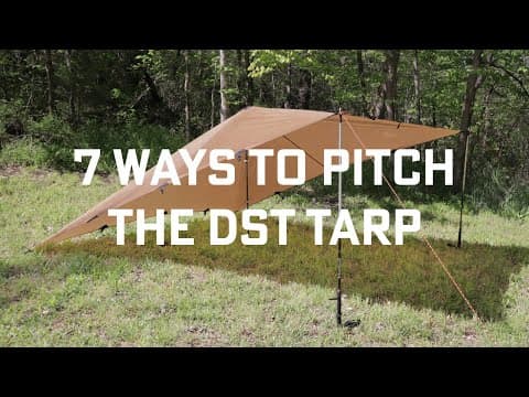7 Ways To Pitch The DST Tarp