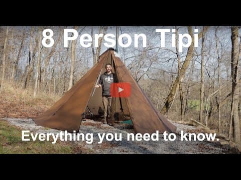 Seek Outside 8 Person Tipi Overview