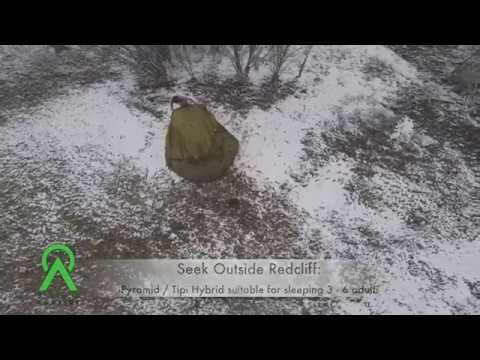 The Seek Outside Redcliff Hot Tent Pyramid Tent