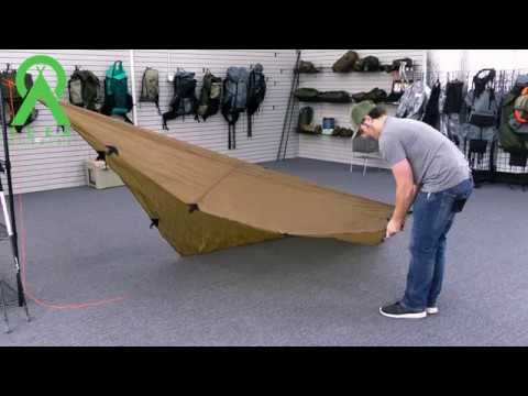 Seek Outside DST Tarp: Diamond Fly Setup Using Trekking Poles
