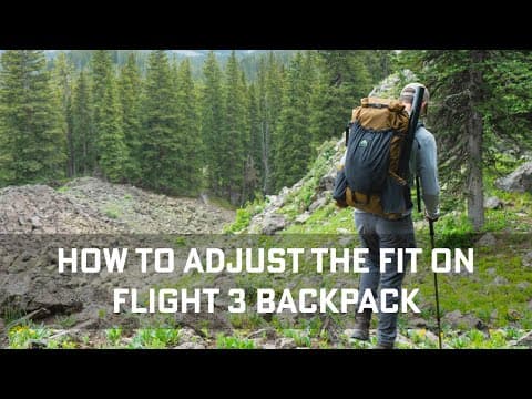 How to Adjust The Fit On The Seek Outside Flight 3 Backpack