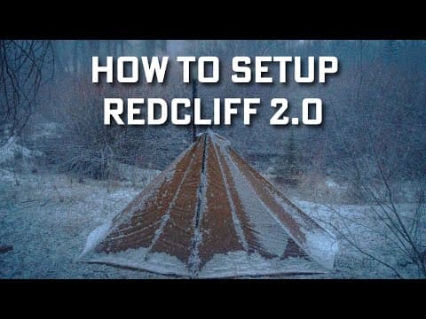 Redcliff 2.0 Setup (Let's Learn How to Setup The Seek Outside Redcliff 2.0 Hot Tent)