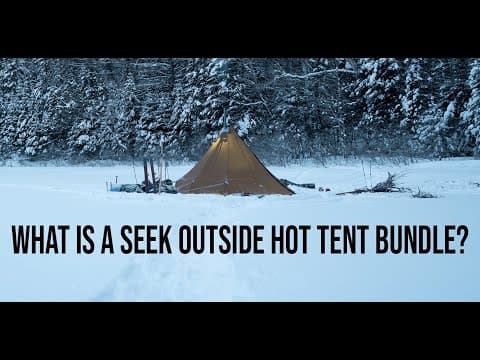 What Is a Seek Outside Hot tent Bundle?